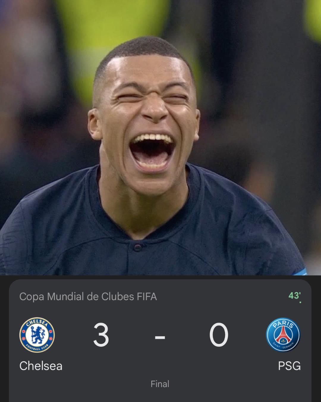 Divertidos memes despedazan al PSG tras perder la final del Mundial de Clubes ante Chelsea