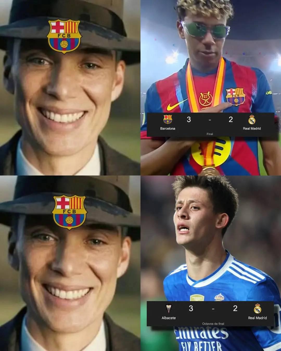 Hacen pedazos a Real Madrid con divertidos memes al ser eliminado de Copa del Rey