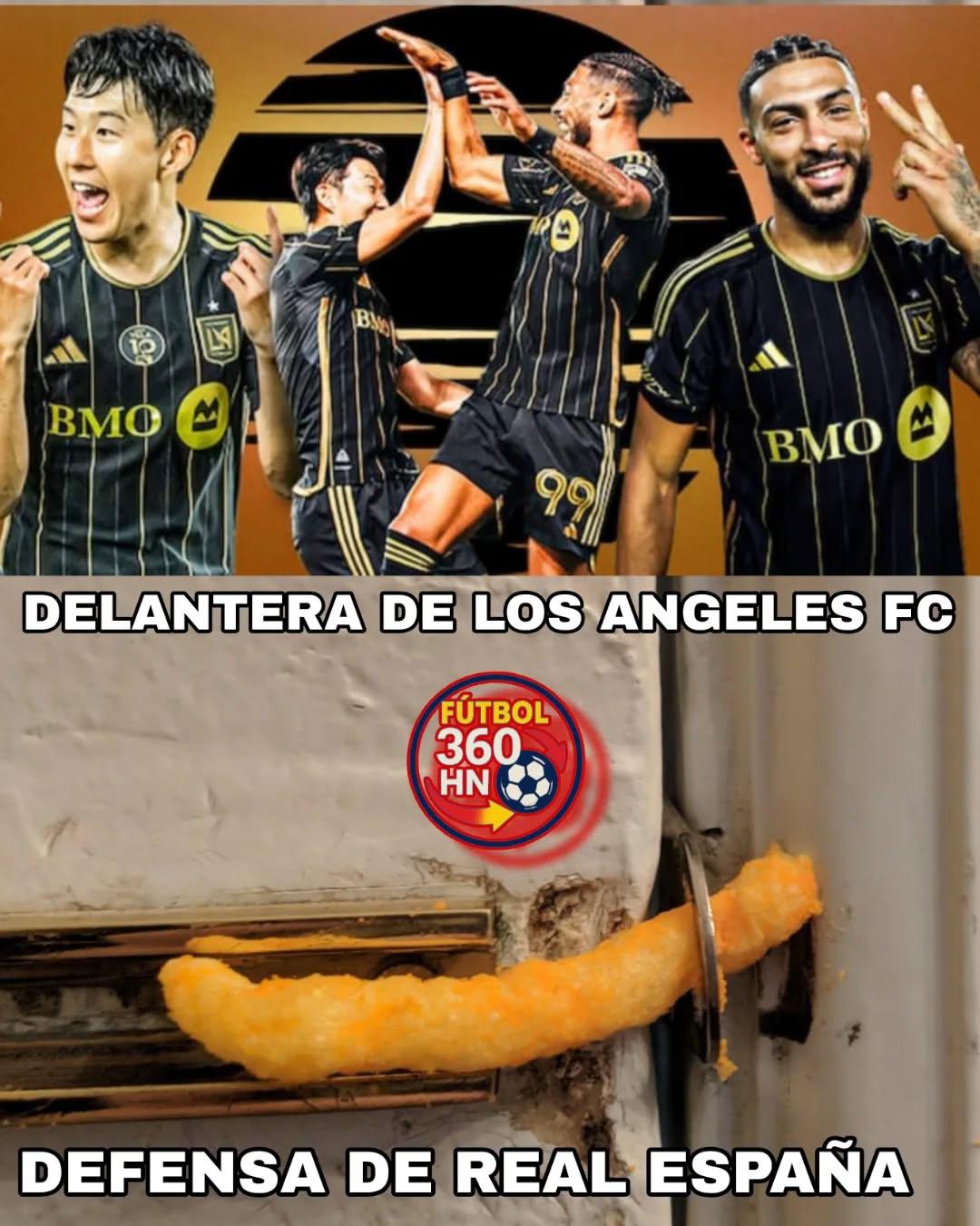 ¡Para reír! Los memes que dejó la goleada de Los Ángeles FC a Real España en la Concacaf Champions Cup