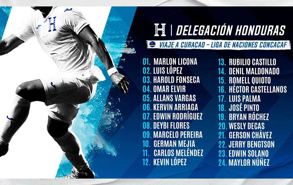 Diego Vázquez y jugadores de la Selección de Honduras tendrán su primera prueba ante Curazao