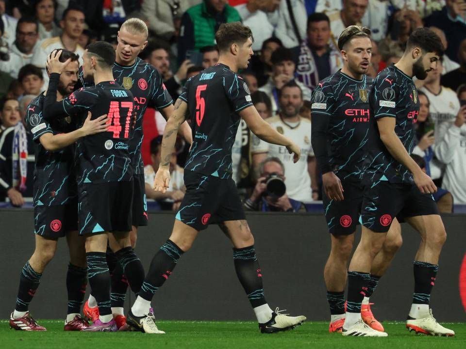 Bernardo Silva abrió el marcador en el Santiago Bernabéu.