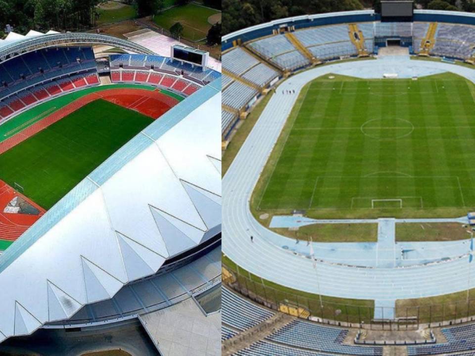 Estos son los estadios de Centroamérica que cuentan con las mejores canchas de esta zona. Honduras va por buen camino