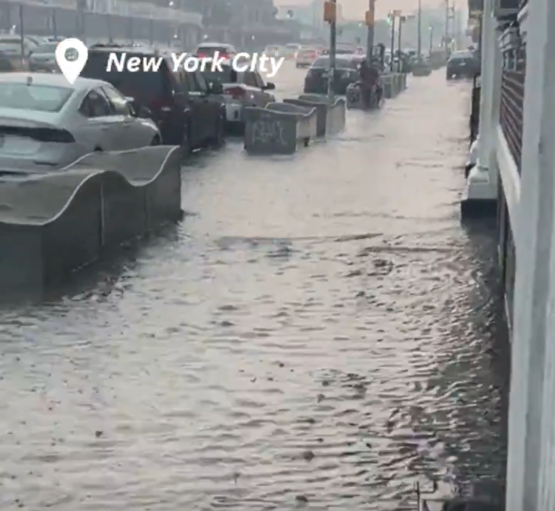 Fuerte lluvia genera caos en New Jersey previo a final del Mundial entre España y Argentina