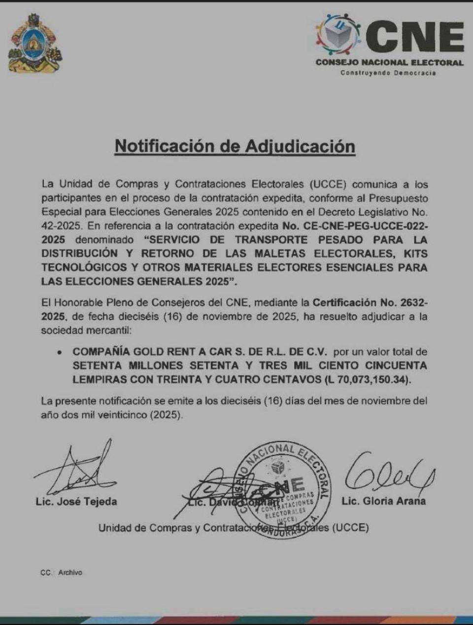 Con autorización unánime, CNE aprueba transporte para elecciones 2025