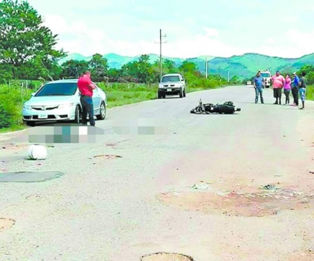 Dos buses provocan muerte de madre e hijo en San Pedro Sula
