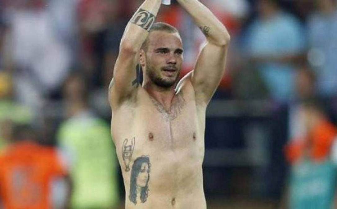 FOTOS: El brutal cambio físico de Wesley Sneijder impacta en redes