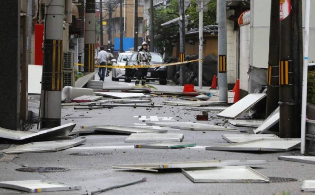 Tifón Jebi: Las imágenes más impactantes tras su paso en Japón