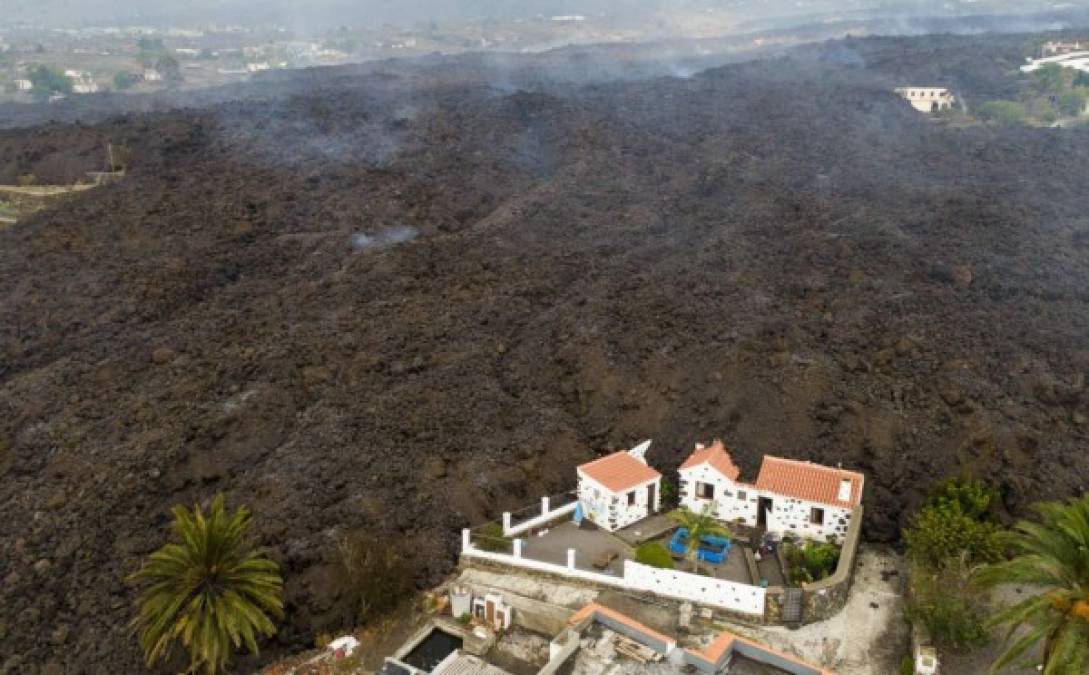 Imágenes desoladoras de la erupción del volcán de La Palma, España