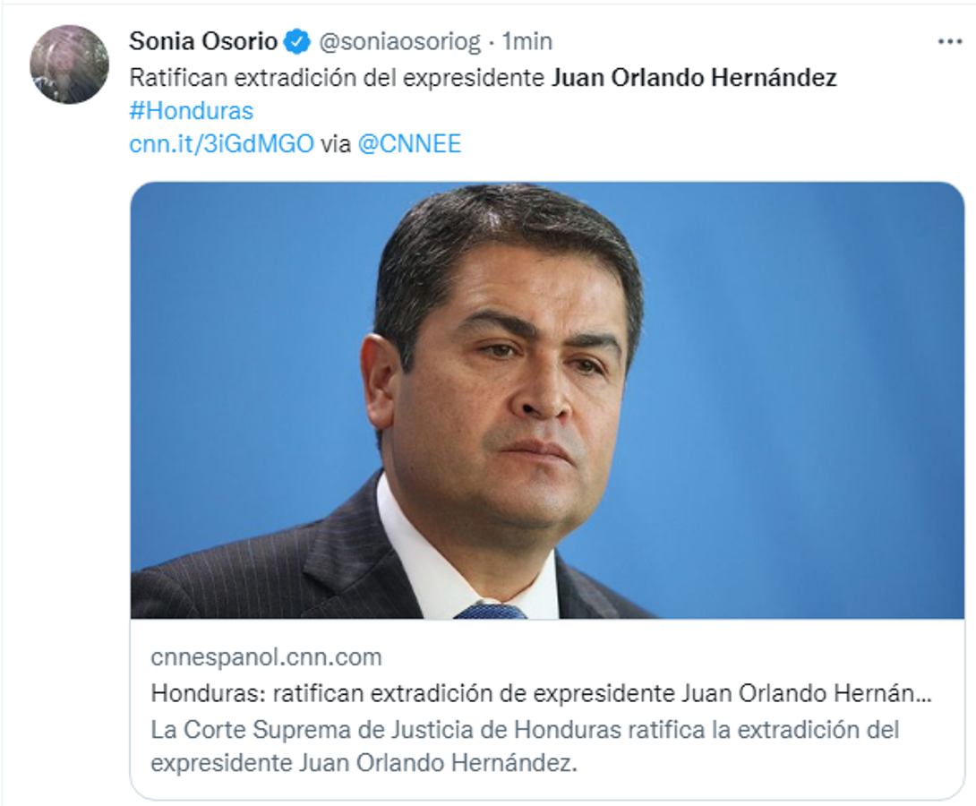 “JOH pierde su último recurso”: las reacciones en el mundo tras decisión de la Corte