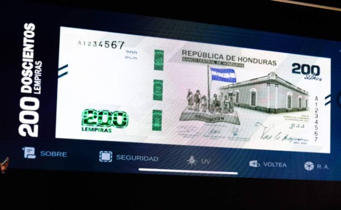 Lo que debes saber sobre el billete de 200 lempiras que entrará en vigencia el 1 de septiembre  