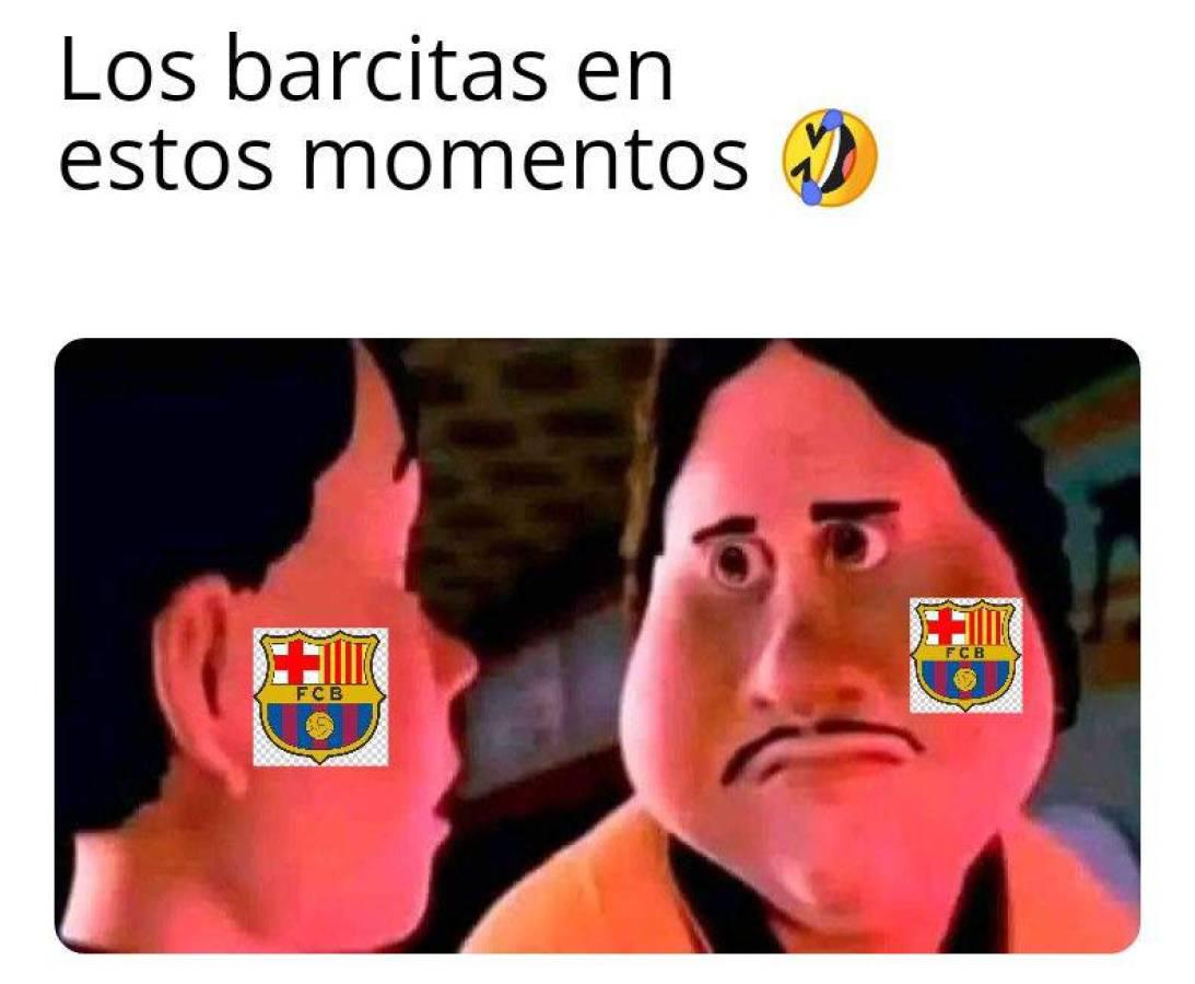 ¡Para reír! Los memes que dejó el empate entre Barcelona y Atlético de Madrid en Copa del Rey