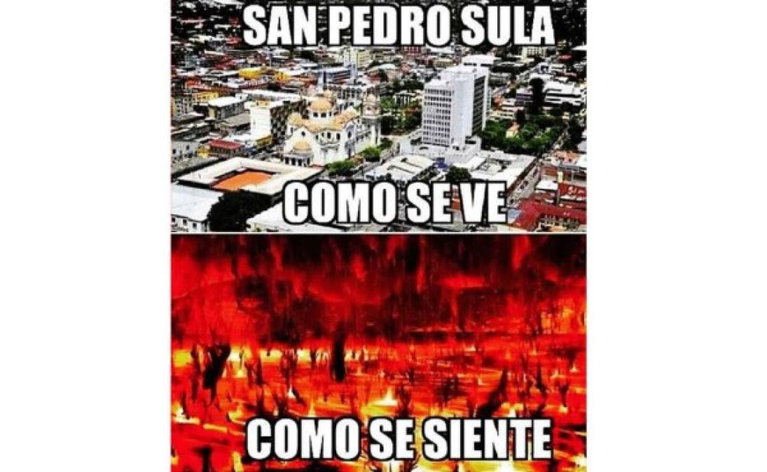 Los divertidos memes que dejan los 40 grados centígrados en San Pedro Sula