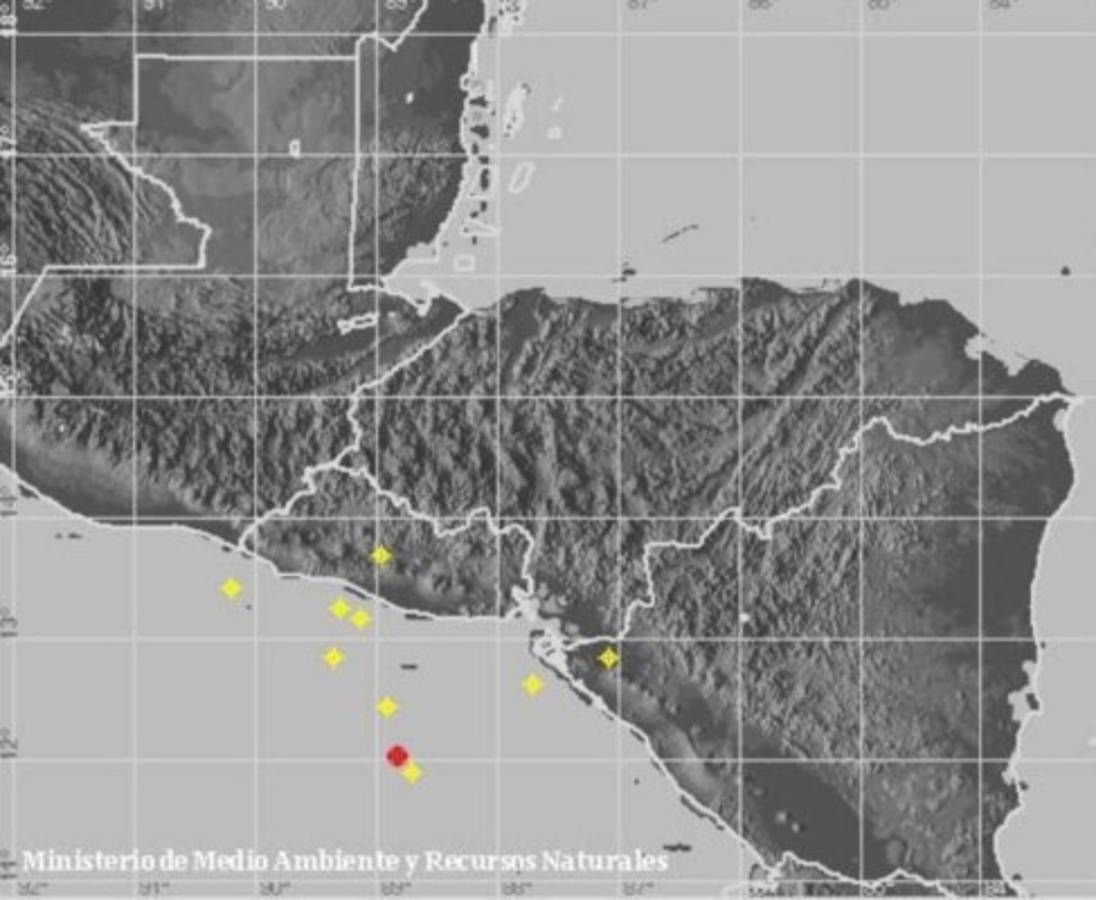 Temblor de 4.8 grados sacude territorio salvadoreño