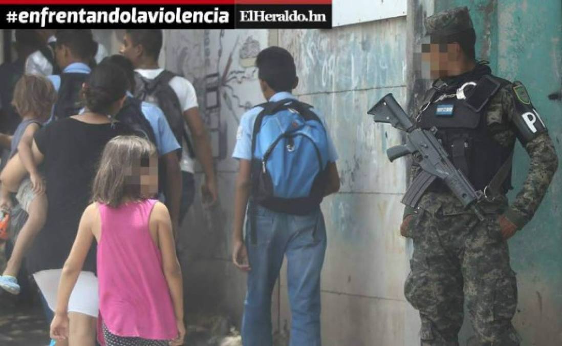 Maras sellan centros educativos; autoridades responden con militares y seguridad privada