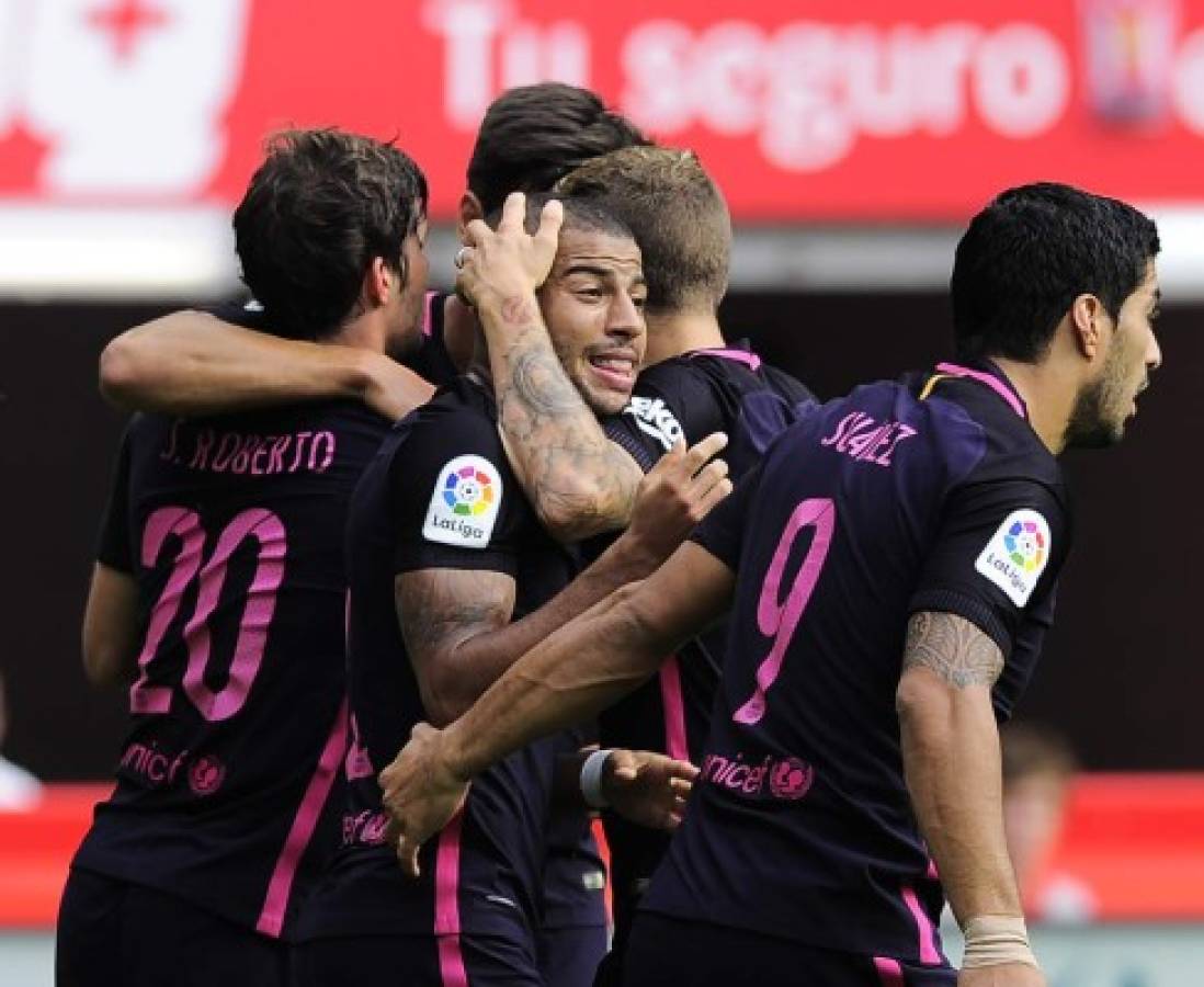 Barcelona aplasta 5-0 al Sporting sin su figura Messi