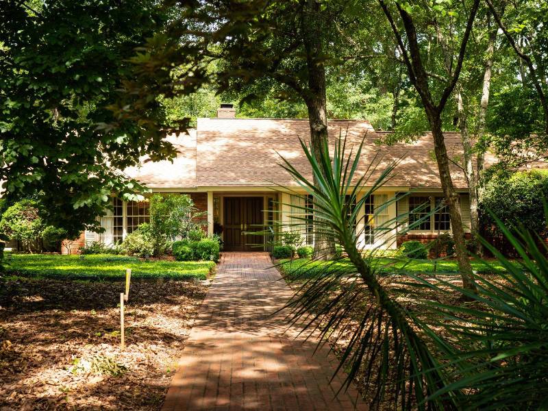 El hogar de Jimmy Carter construido en 1961 en su natal Plains, Georgia, antes de ser Presidente.