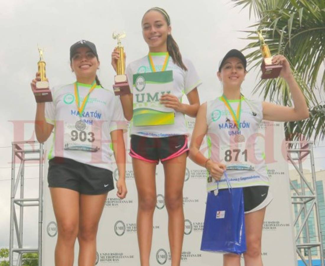 Wolfran Ortez, Aldy González y las hermanas Vilorio dominaron maratón de la UMH