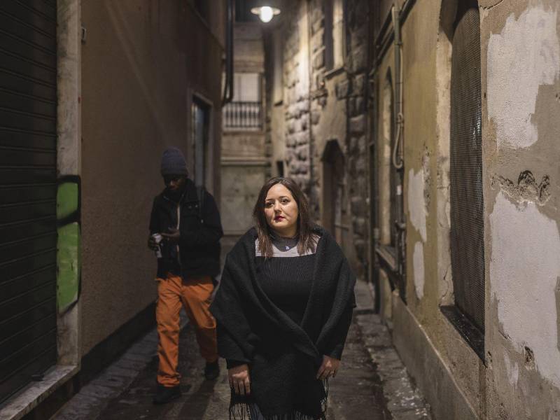 “Pienso en italiano, sueño en italiano”, dijo Noura Ghazoui. “Pero no soy reconocida en mi País”.