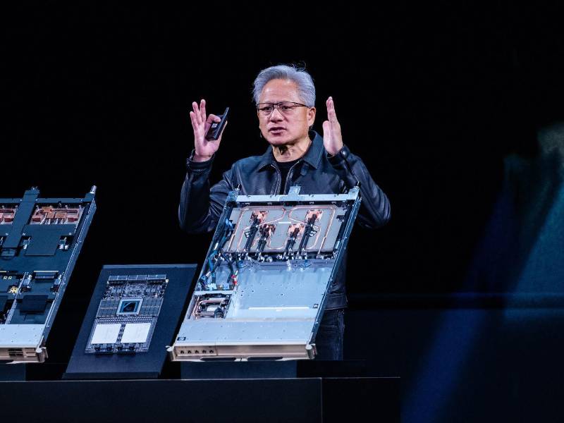 Jensen Huang, CEO de Nvidia. Algunos dicen que tratos circulares entre tecnológicas inflan artificialmente su valor.