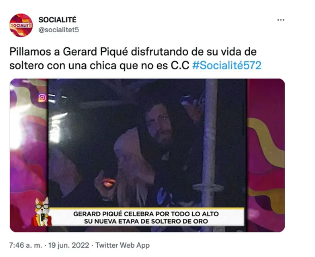 ¿Su novia? Piqué es captado en fiesta con hermosa rubia tras separarse de Shakira