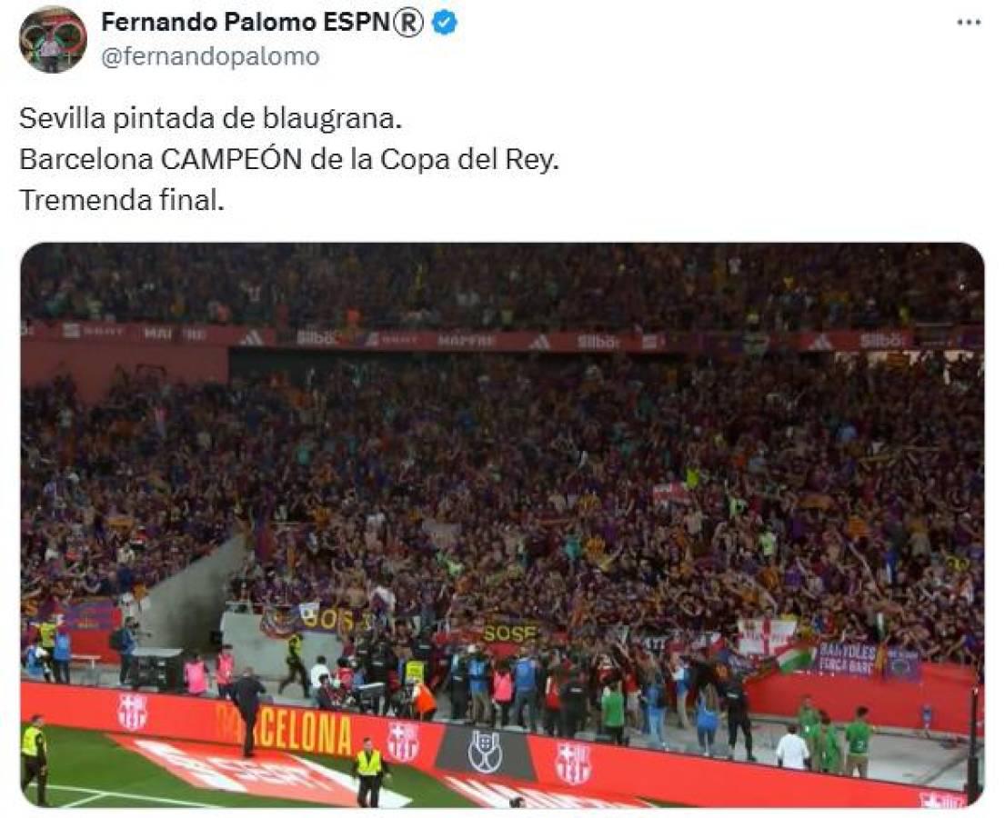 Así reaccionaron periodistas tras título de Barcelona en Copa del Rey sobre Real Madrid Así reaccionaron periodistas tras título de Barcelona en Copa del Rey sobre Real Madrid