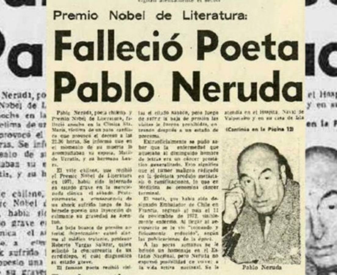 Chile: Pablo Neruda pudo haber sido asesinado