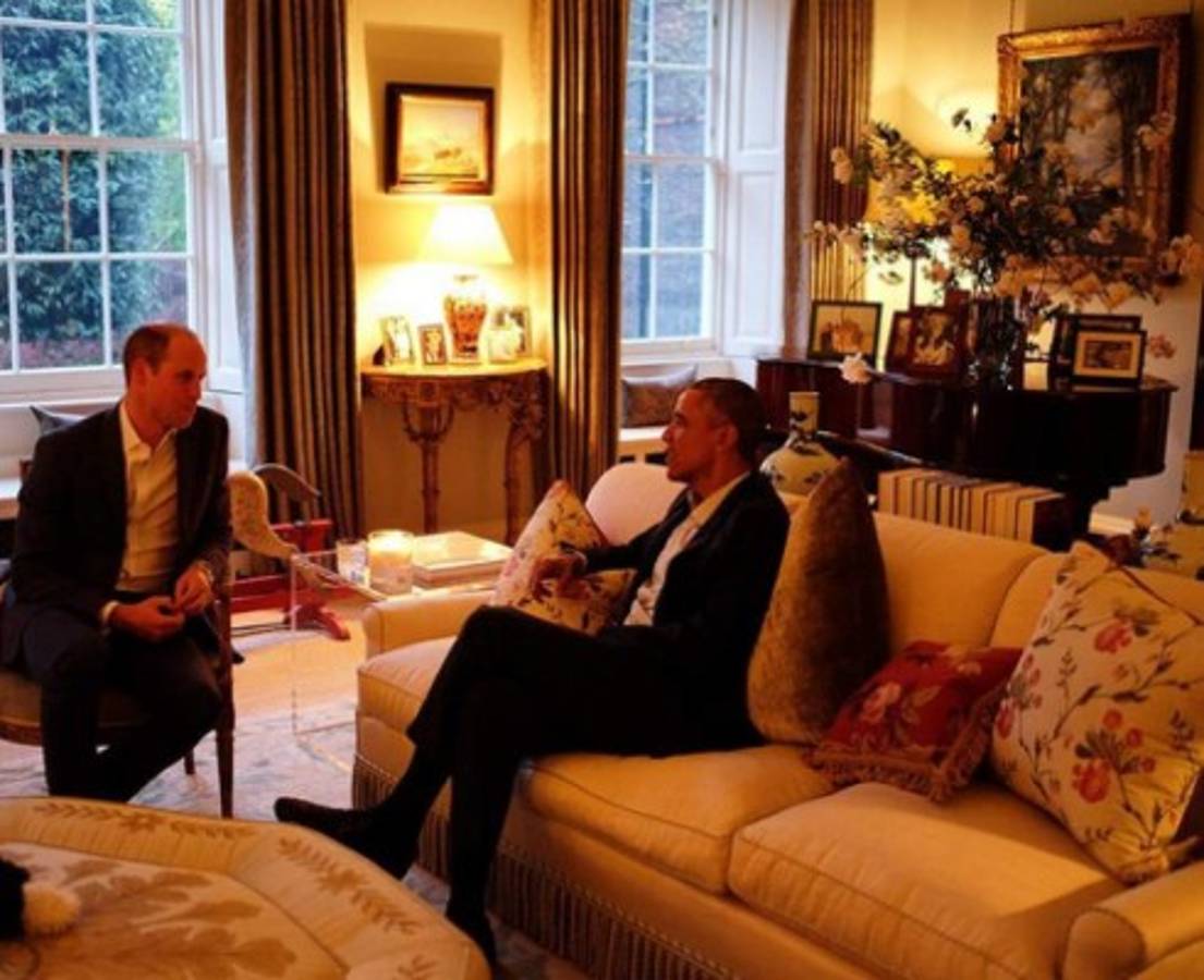 ¿Cómo fue la reacción del príncipe George frente a Obama?