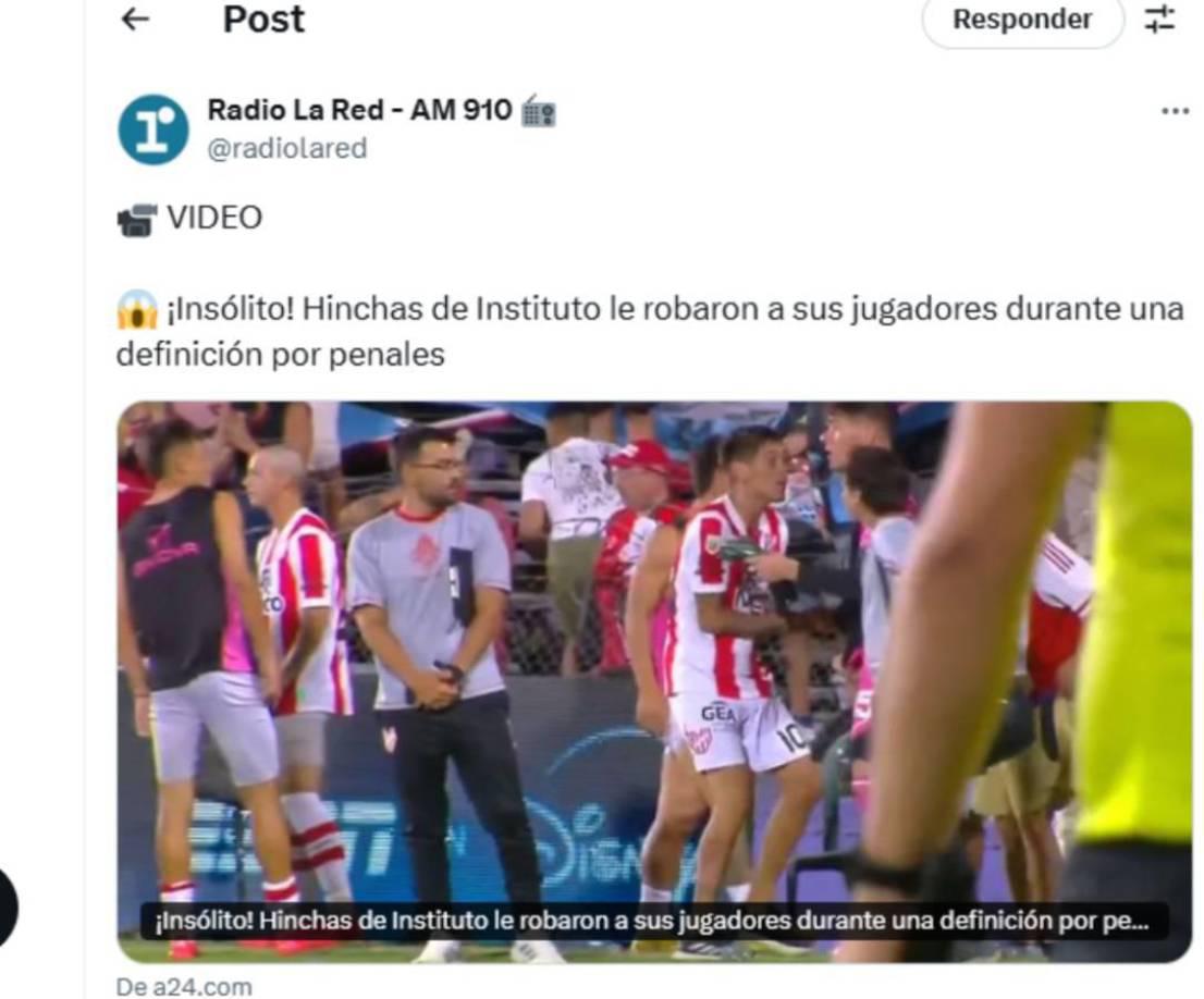 Aficionados le roban todo a jugadores del Instituto, equipo de Pedro Troglio