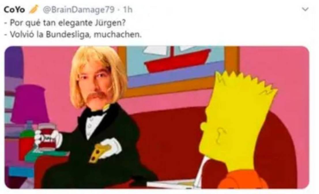 Los graciosos memes que dejó el reinicio de la Bundesliga