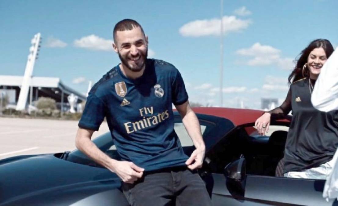 Real Madrid presenta su segunda camiseta para la temporada 2019-2020 y sorprende al incluir a Bale y a Keylor