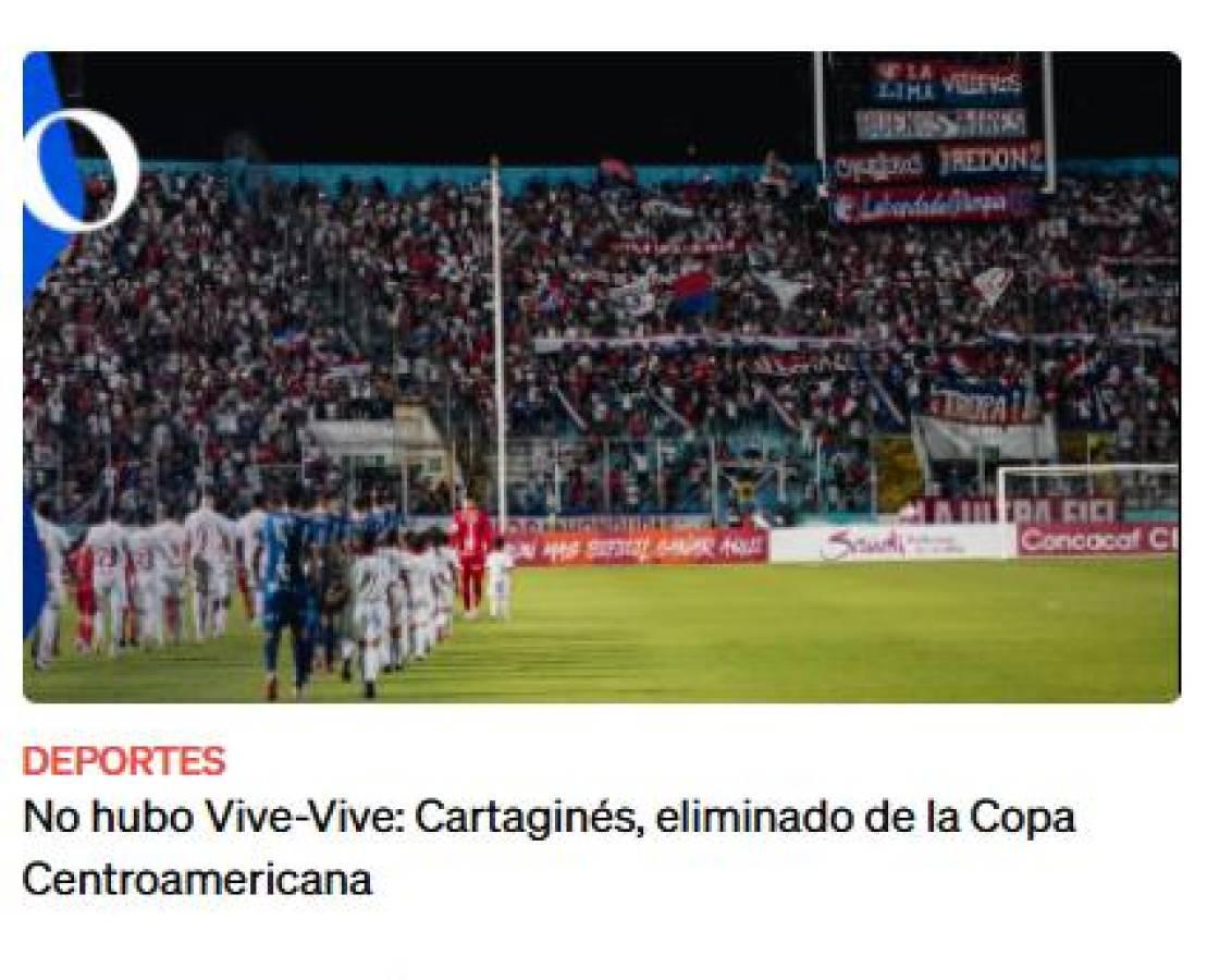 Así reaccionaron los medios de Costa Rica luego de que Olimpia eliminara a Cartaginés
