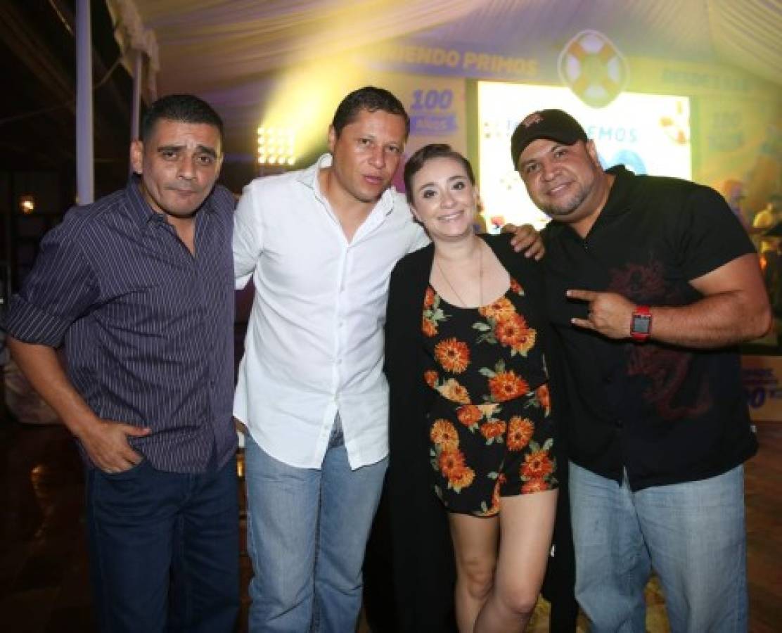 Shaq Alvarado, Jairo Martínez, Renata Espinal y René Torres.