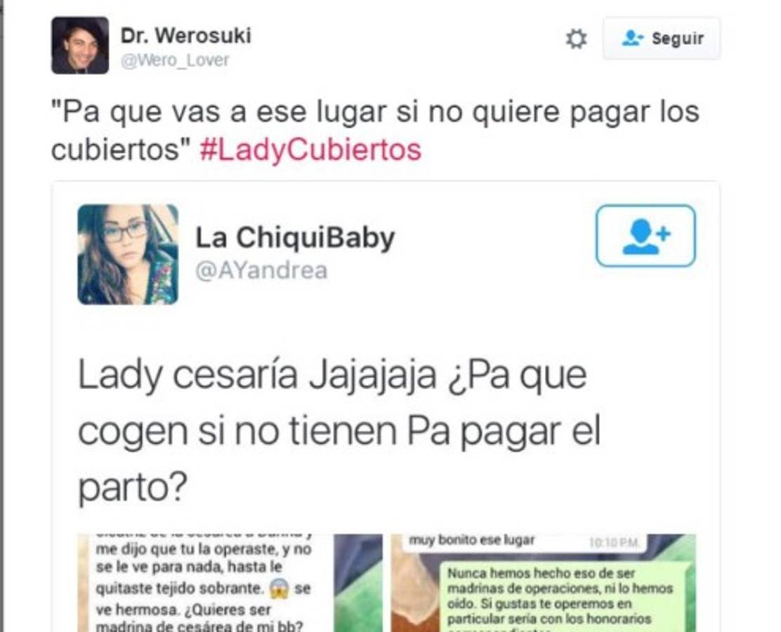 Le apodan #LadyCubiertos tras quejarse por cobro en restaurante