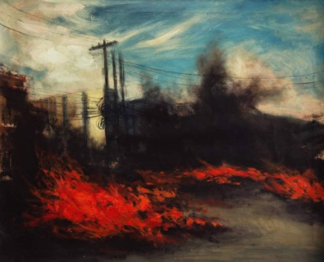 En sus obras, la hondureña suele plasmar acontecimientos de la realidad nacional.