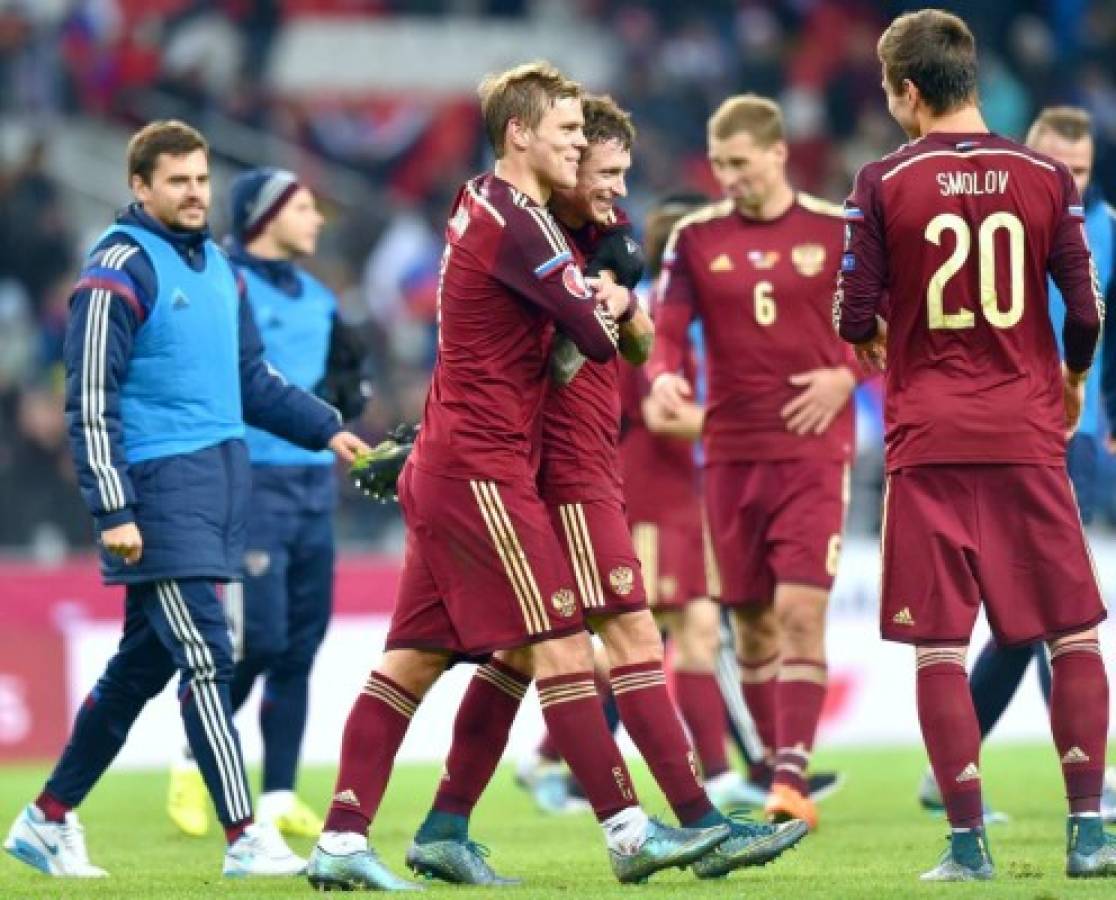 Rusia y Eslovaquia clasifican para la Eurocopa 2016