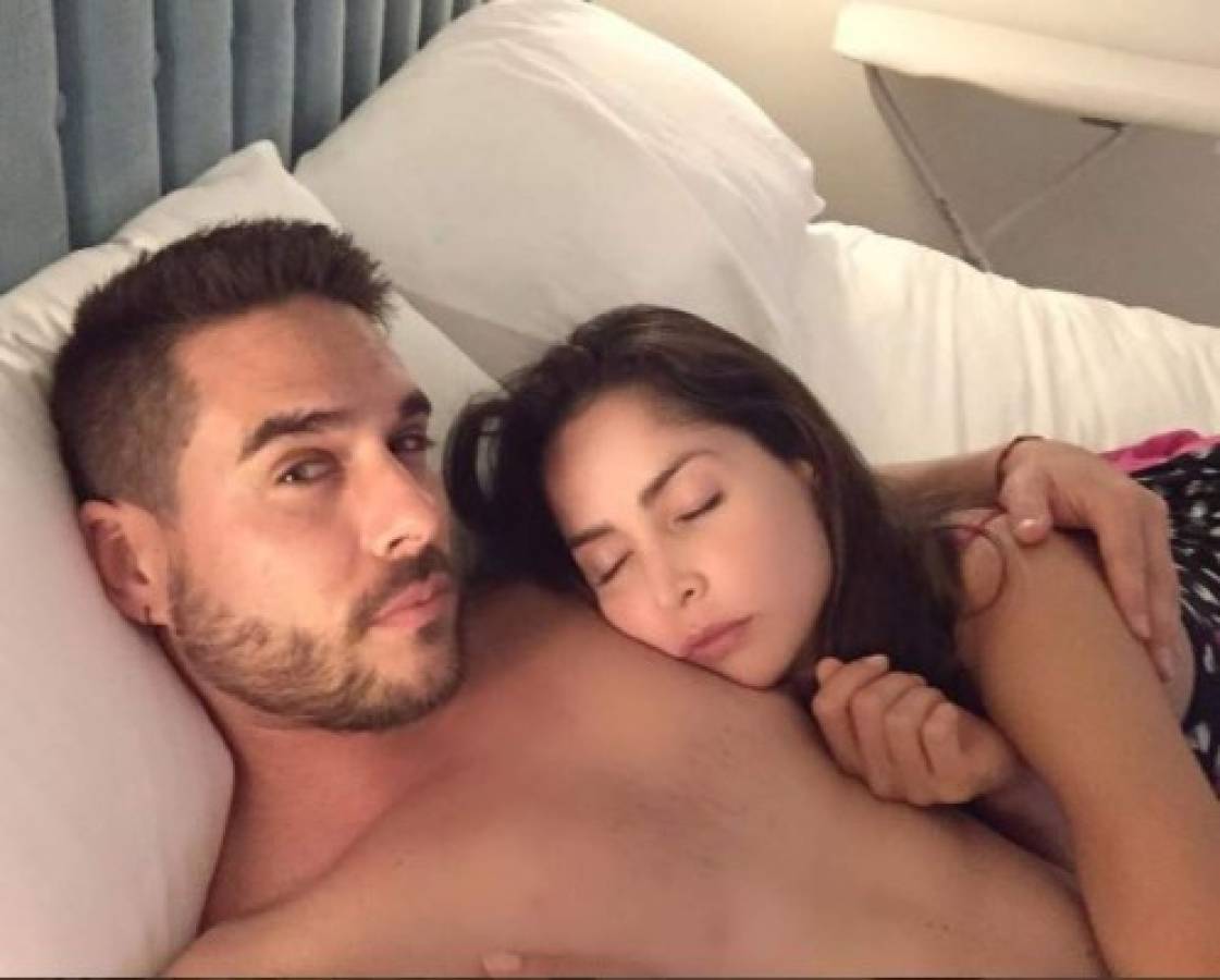Carmen Villalobos y Sebastián Caicedo están muy enamorados y se brindan apoyo en todo momento. Foto: Instagram