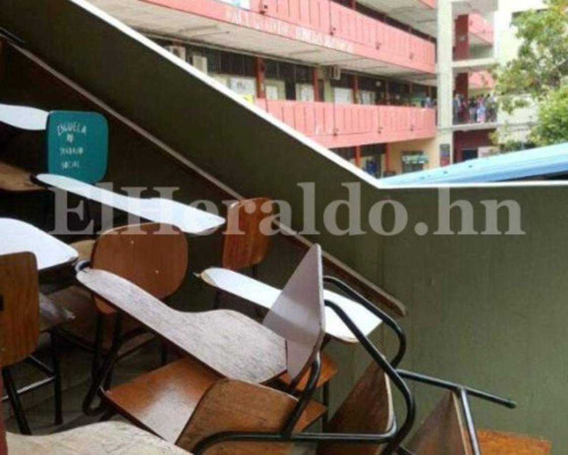 Tomados edificios de la UNAH en pleno reinicio de clases