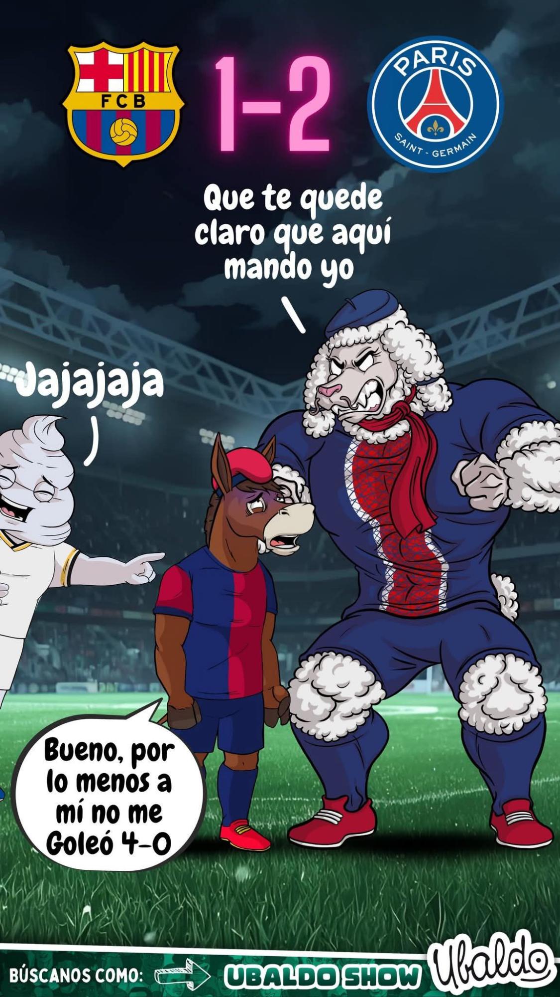 ¡No perdonan! Los memes que dejó la derrota del Barcelona ante PSG en Champions League