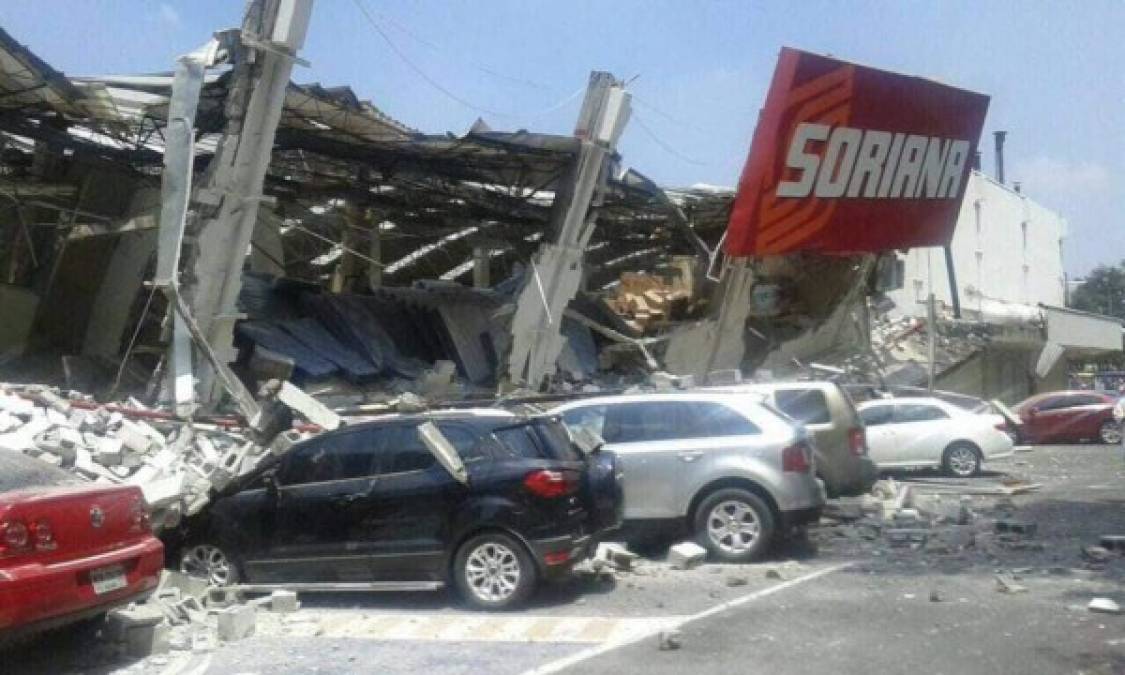 Hondureño comparte dramáticas fotos del sismo de 7.1 en México