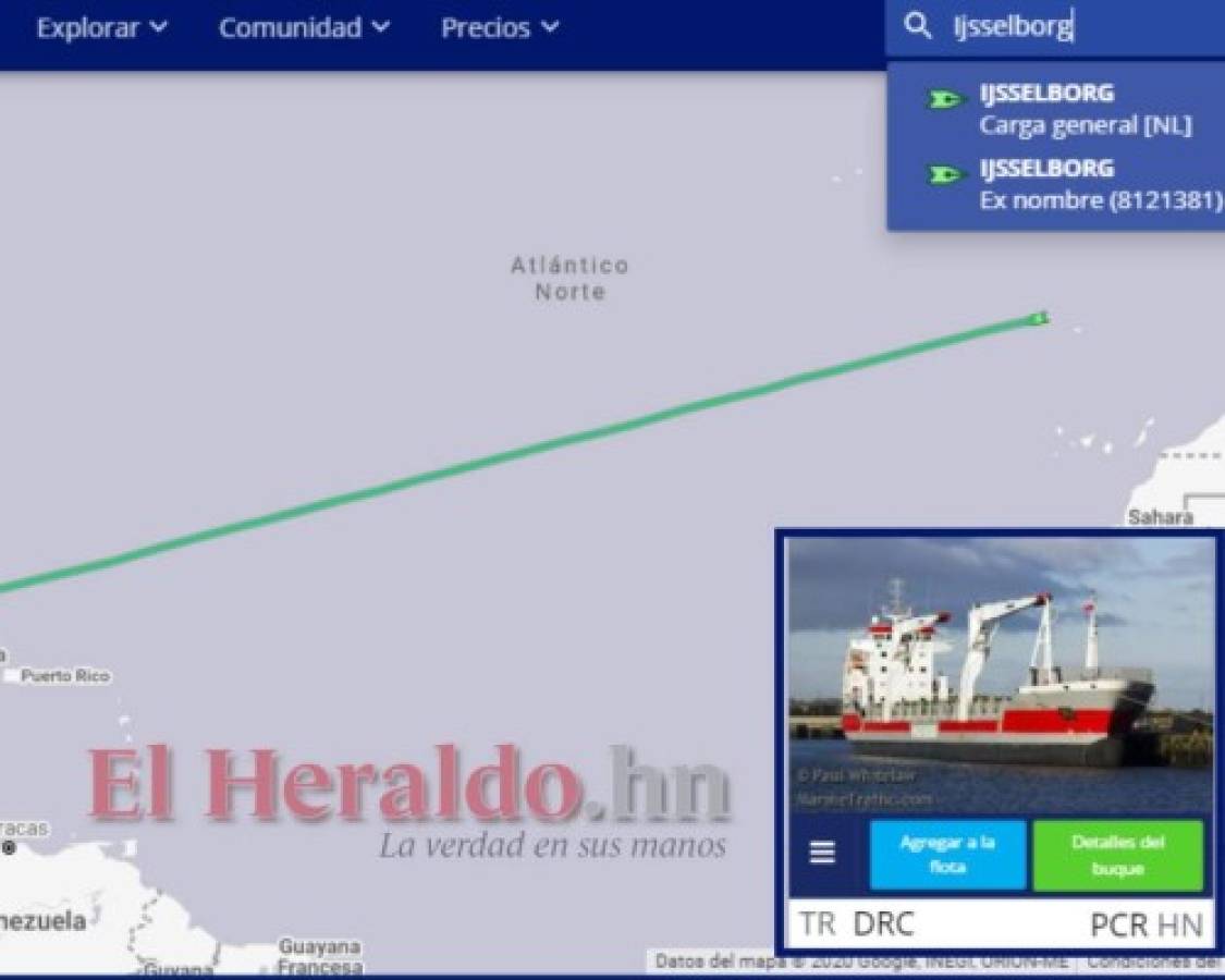 El buque con los hospitales móviles llegaría en nueve días a Cortés