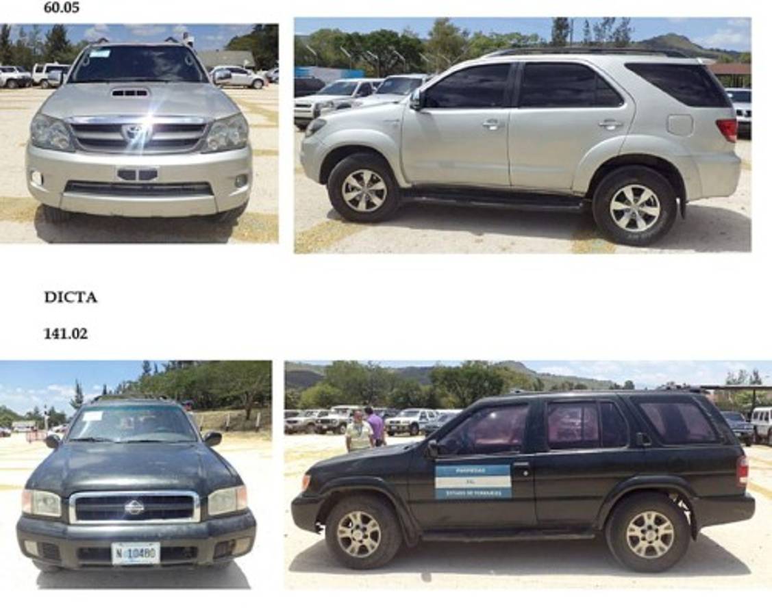 Conozca los carros de lujo en que se conducían ministros hondureños