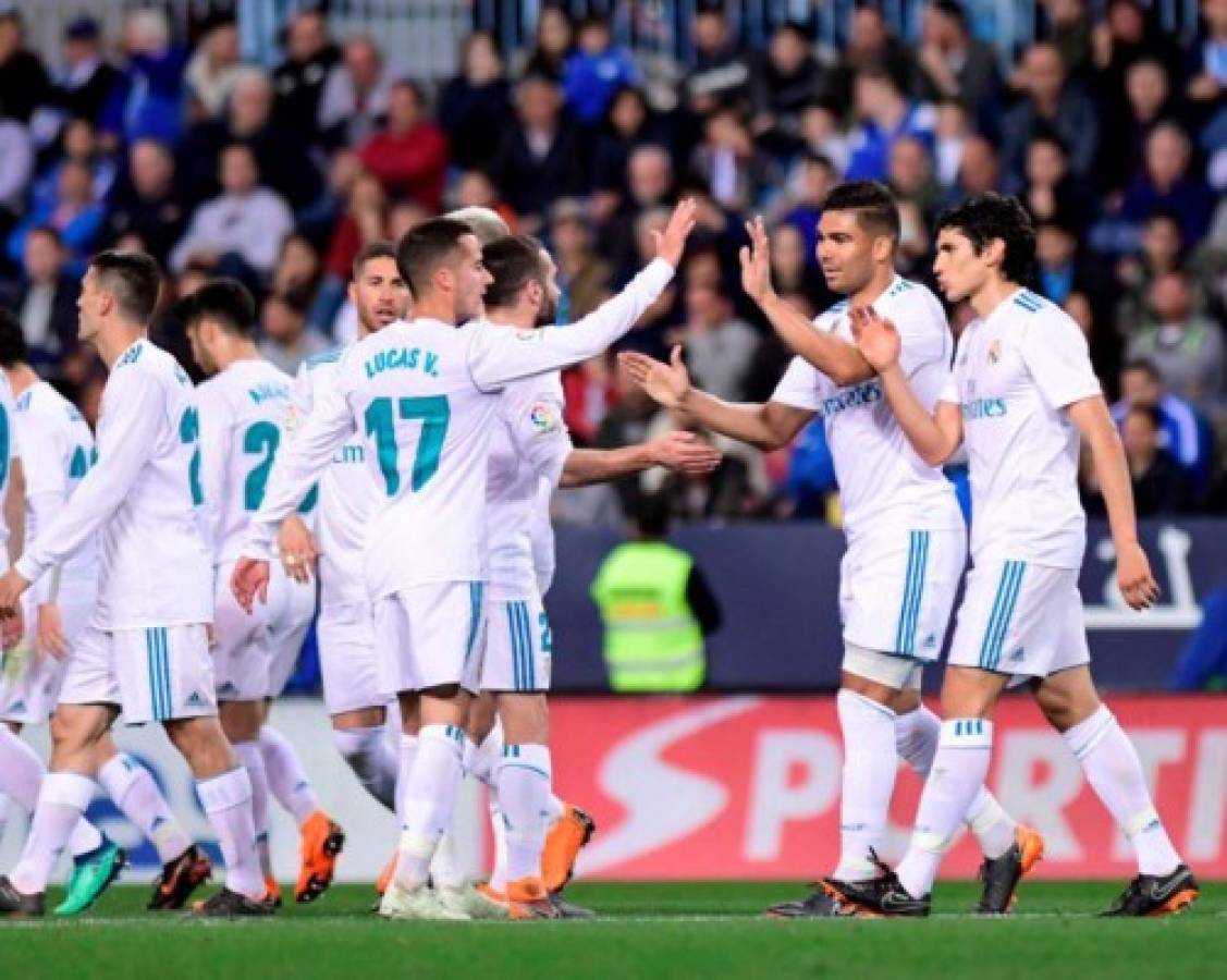 Real Madrid vence como visitante 1-2 al Málaga