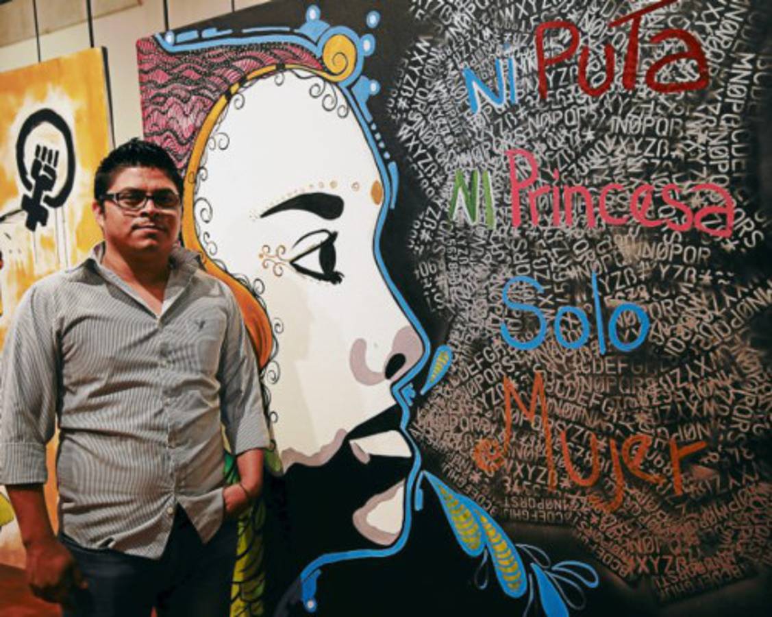 Arte hondureño al aire libre en honor a la mujer