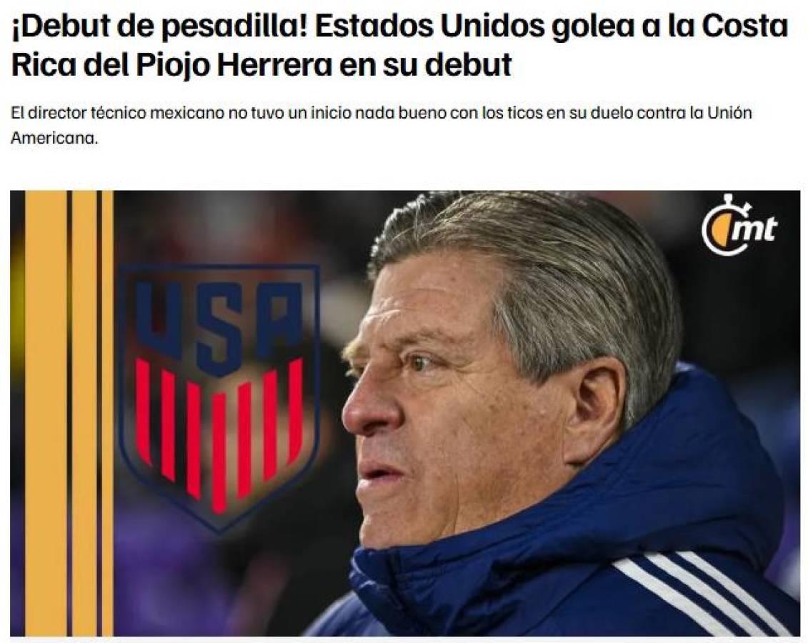 Miguel Herrera debuta con derrota en Costa Rica y esto dicen los medios