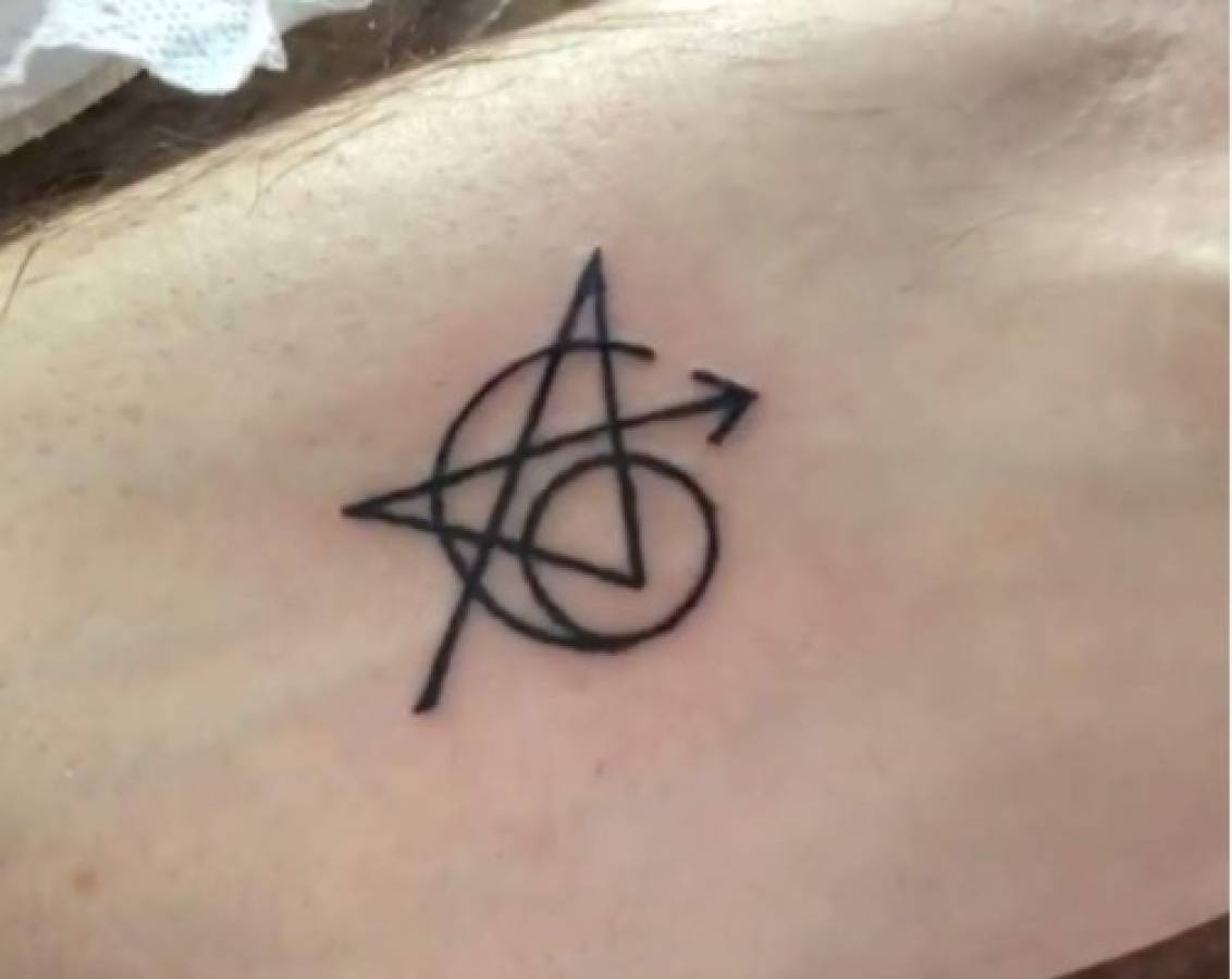 Robert Downey Jr posteó una imagen del tatuaje recién terminado. Foto Instagram