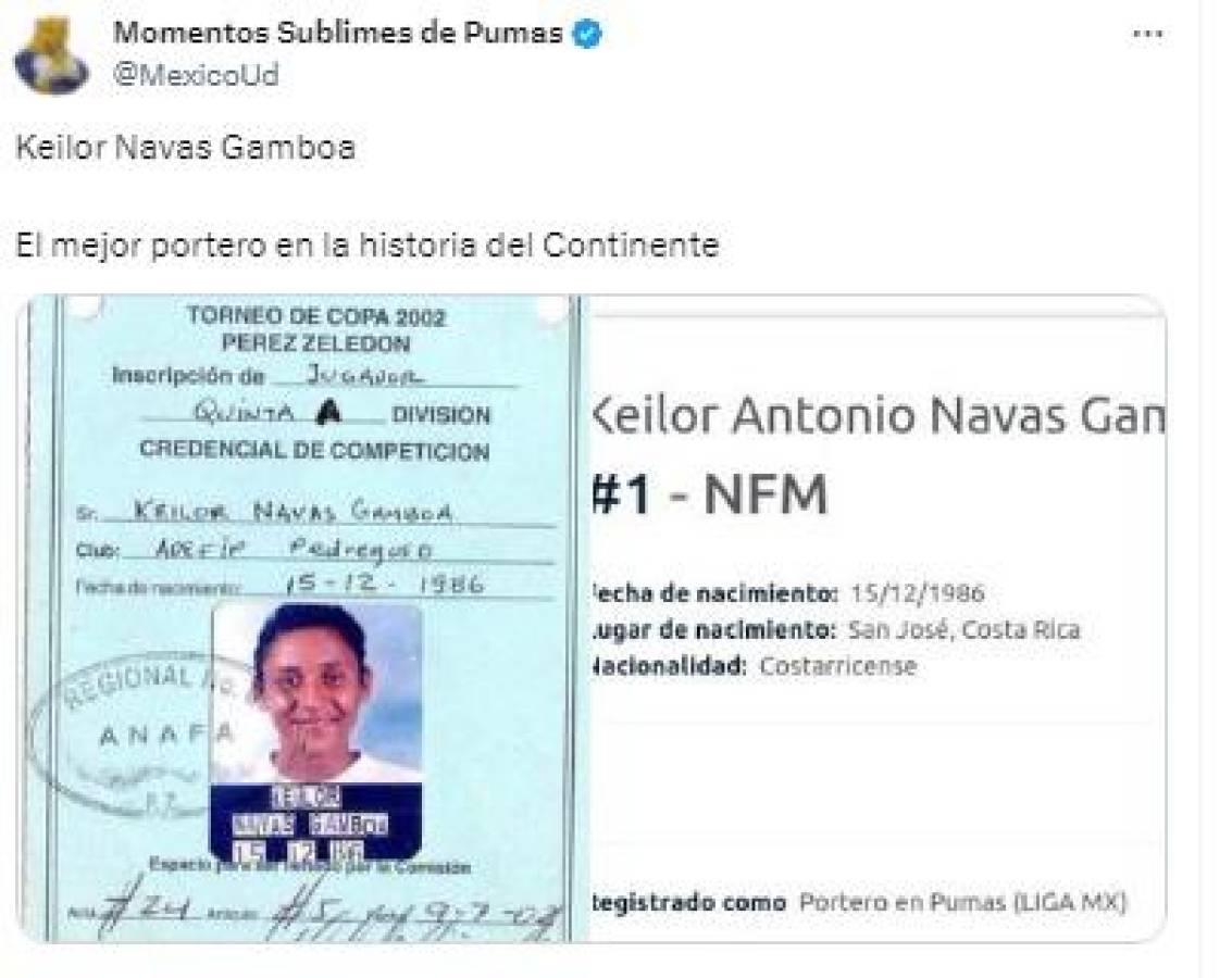 Keylor Navas: revelan el verdadero nombre del ex portero de Real Madrid y ahora de Pumas