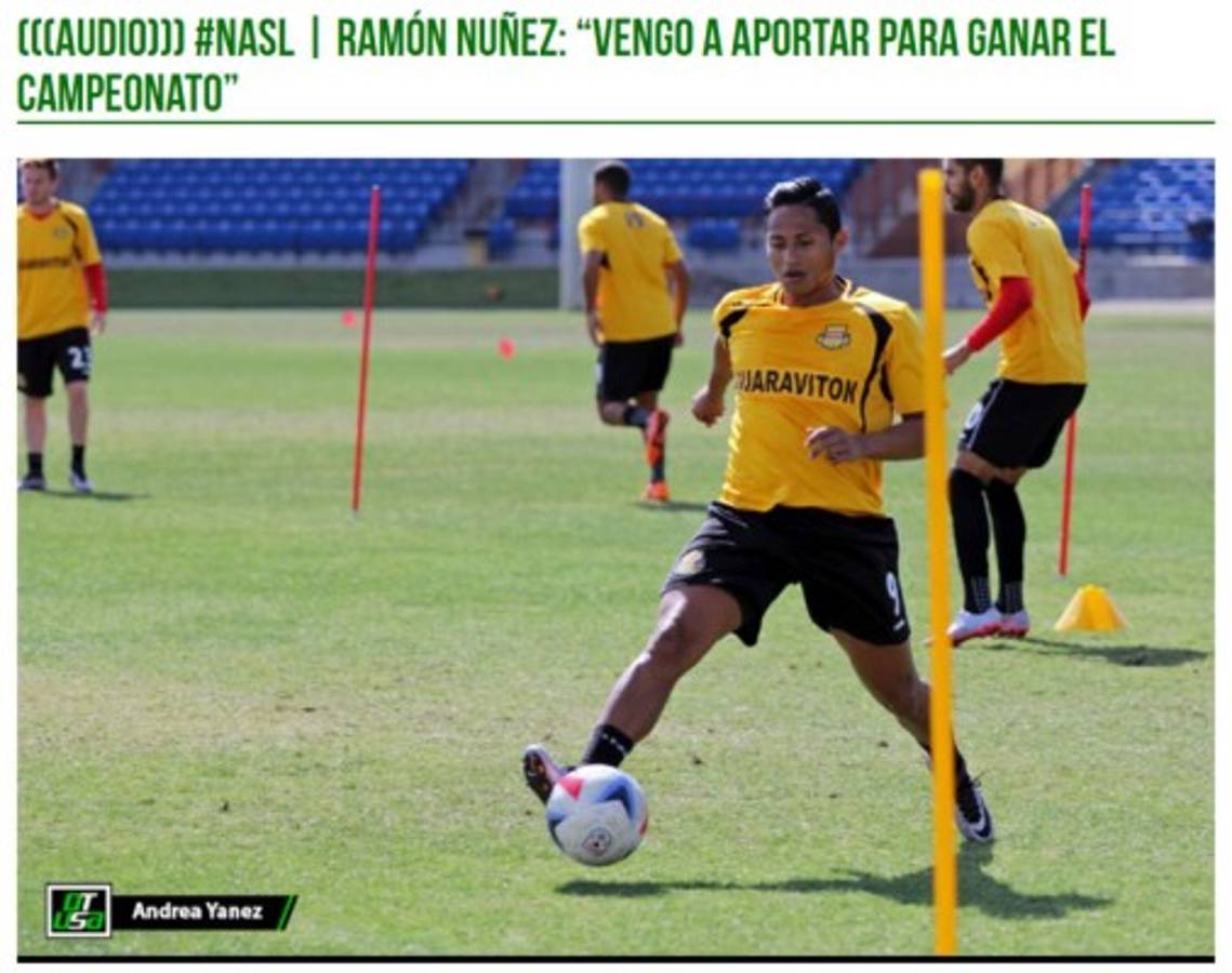 Ramón Núñez fichó con los Strikers de Estados Unidos  