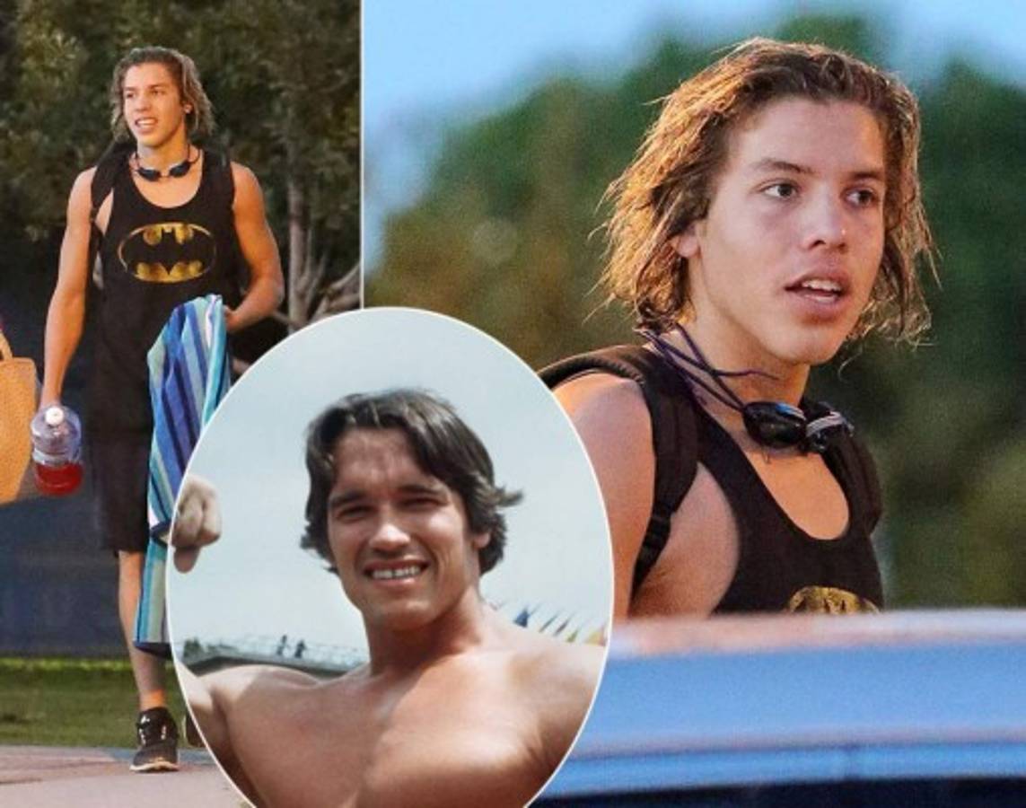 Arnold Schwarzenegger y su hijo 'secreto' son idénticos
