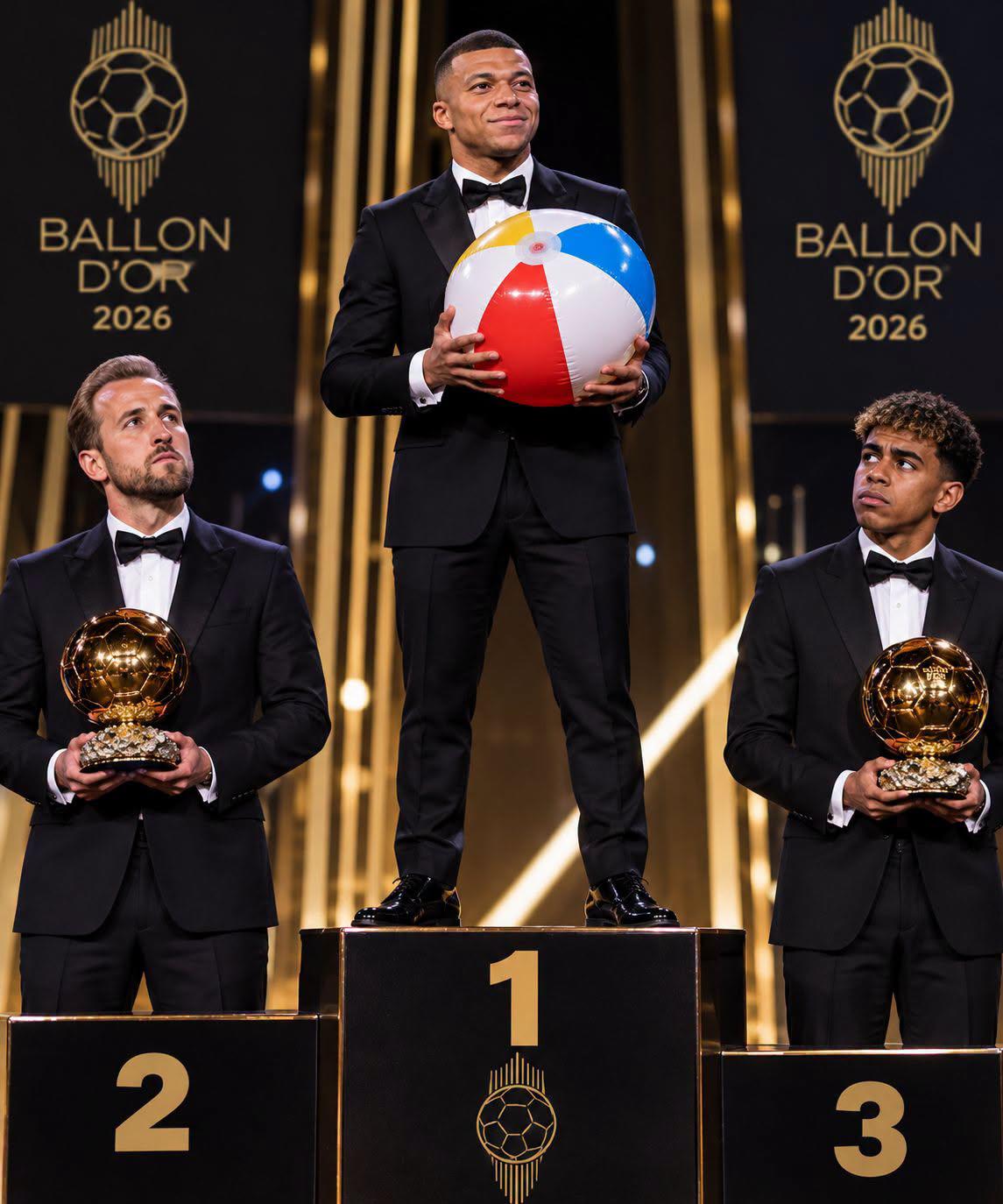 Mbappé y Lamine Yamal sufren: Los memes tras entrega del Balón de Oro 2026