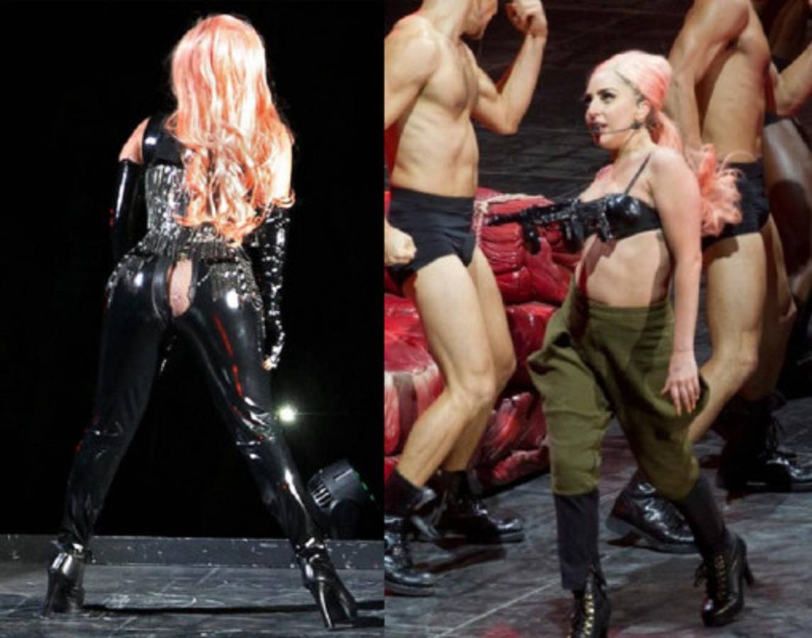 FOTOS: Lady Gaga enseña su trasero durante concierto en Vancouver